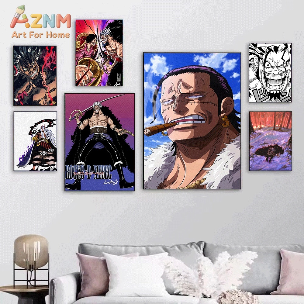 One Piece Anime Canvas Wall Ar - Live Rock 评论和价格
