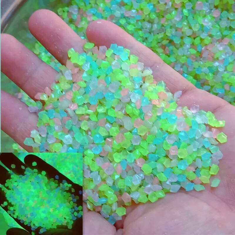 1000pcs 3-5mm Luminous Sand Gl - Ocean Aquarium 评论和价格